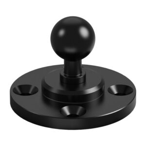 Support videoprojecteur, platine murale à rotule, vue de face