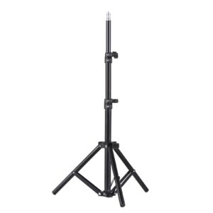 Support videoprojecteur trépied aluminium, 58 à 160 cm, vue de trois quarts