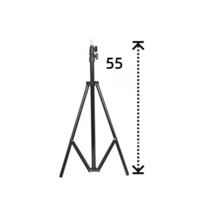 Support vidéoprojecteur trépied extensible en 110 cm ou 160 cm, vue de face