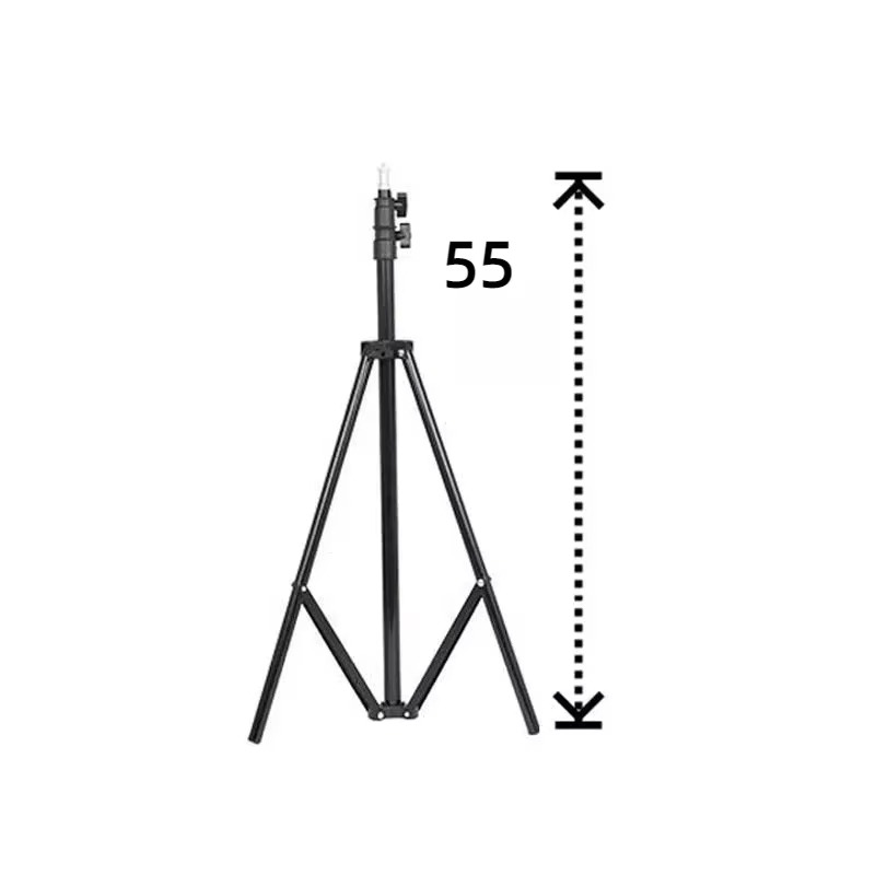 Support vidéoprojecteur trépied extensible en 110 cm ou 160 cm, vue de face