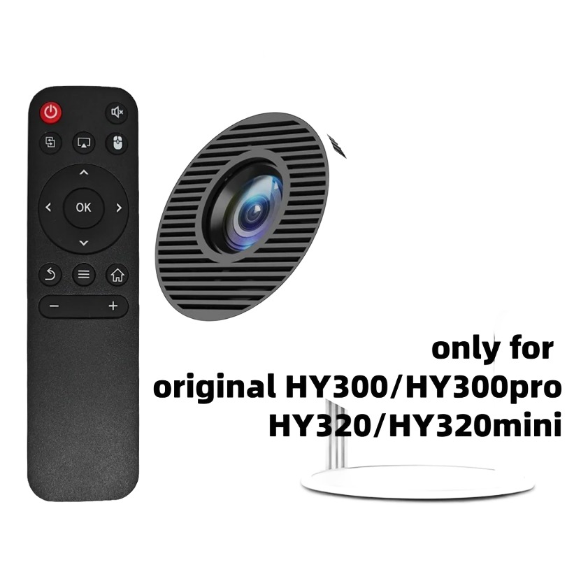 Télécommande projecteur HY300, HY300 Pro, HY320 et HY320 Mini, vue arriere