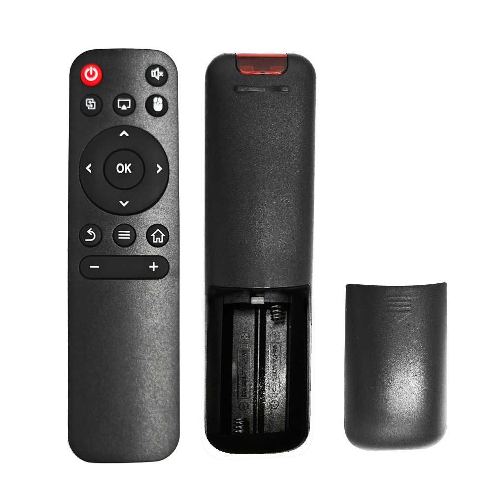 Telecommande videoprojecteur de remplacement, vue de trois quarts