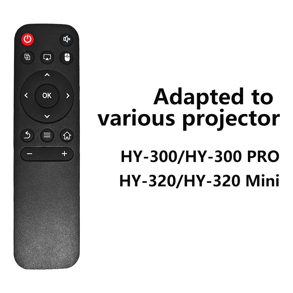 Telecommande videoprojecteur de remplacement, vue arriere