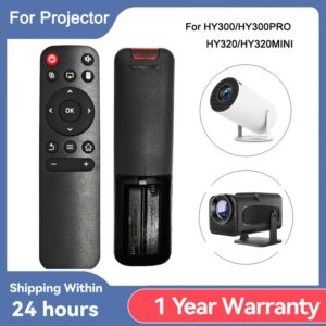 Telecommande videoprojecteur de remplacement, vue de profil