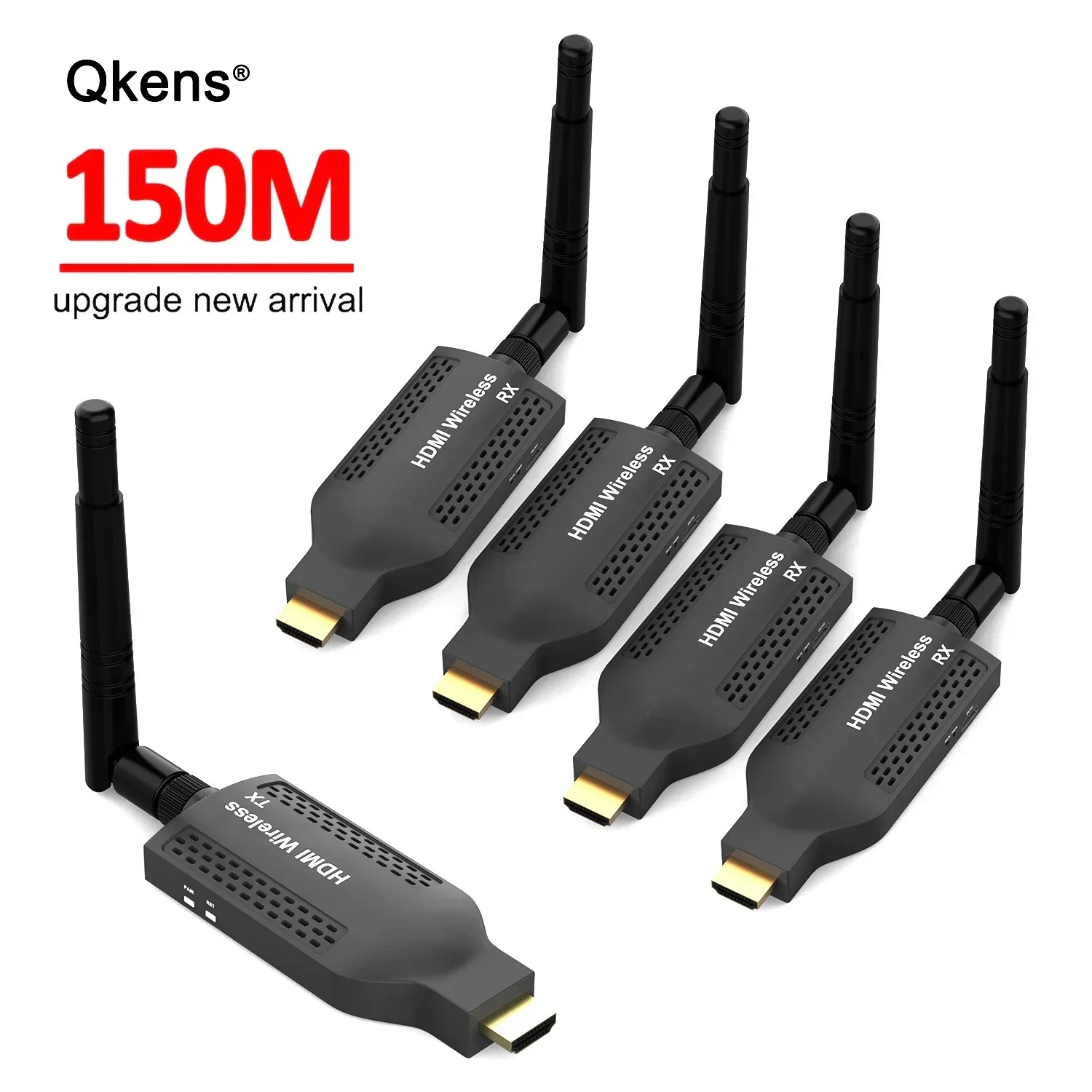 Transmetteur HDMI sans fil 1080p, jusqu'à plusieurs récepteurs, vue principale