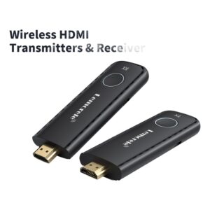 Transmetteur HDMI sans fil 50 m en 1080p à 60 Hz, vue de trois quarts