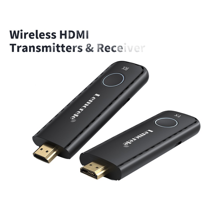 Transmetteur HDMI sans fil 50 m en 1080p à 60 Hz, vue de trois quarts