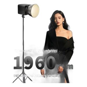 Trépied en aluminium 1,96 m pour projecteur et éclairage, vue de face