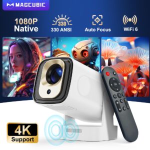Vidéoprojecteur 4K à 330 lumens ANSI et autofocus, vue principale