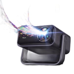 Vidéoprojecteur 4K compatible à 4000 ANSI avec son 50 W, vue principale