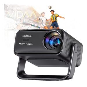 Videoprojecteur 4K compatible a 4000 lumens ANSI, vue de face