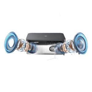 Videoprojecteur 4K compatible Android avec lecture 3D, vue principale