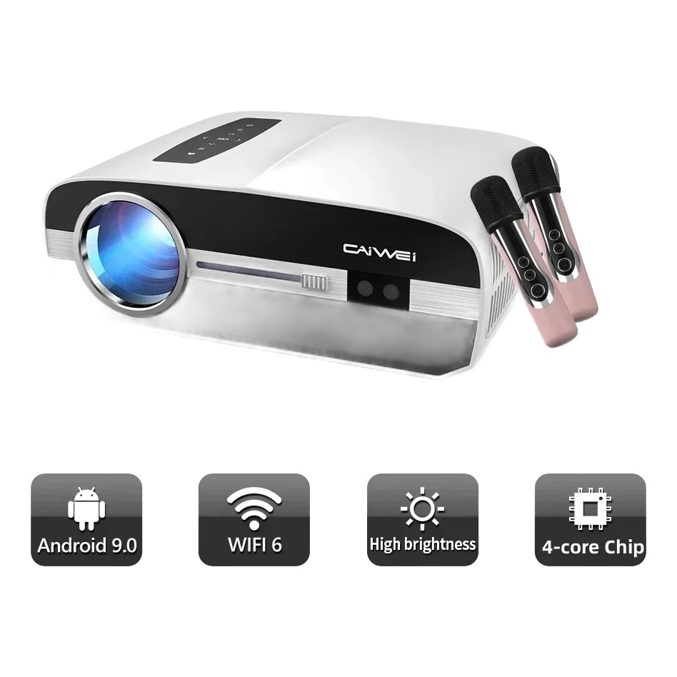 Videoprojecteur 4K compatible intelligent avec Wi-Fi 6, vue principale