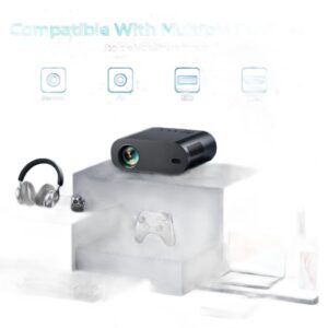 Vidéoprojecteur 4K en lecture, 1080p natif et 1000 lumens ANSI, vue de face