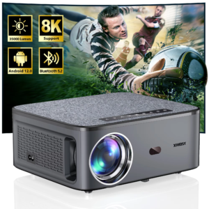 Vidéoprojecteur 4K sous Android 12 pour salon, vue principale