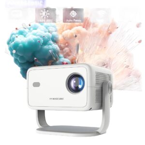 Videoprojecteur 4k, vidéoprojecteur portable 1080p natif à 650 lumens, vue principale