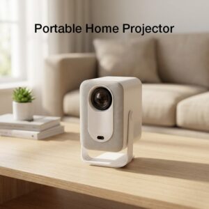 Vidéoprojecteur portable à batterie 16 000 mAh, Android 14, vue principale