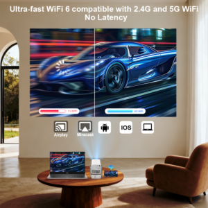 Vidéoprojecteur portable Full HD avec Android intégré, detail