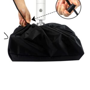 Housse de protection pour vidéoprojecteur, vue de trois quarts