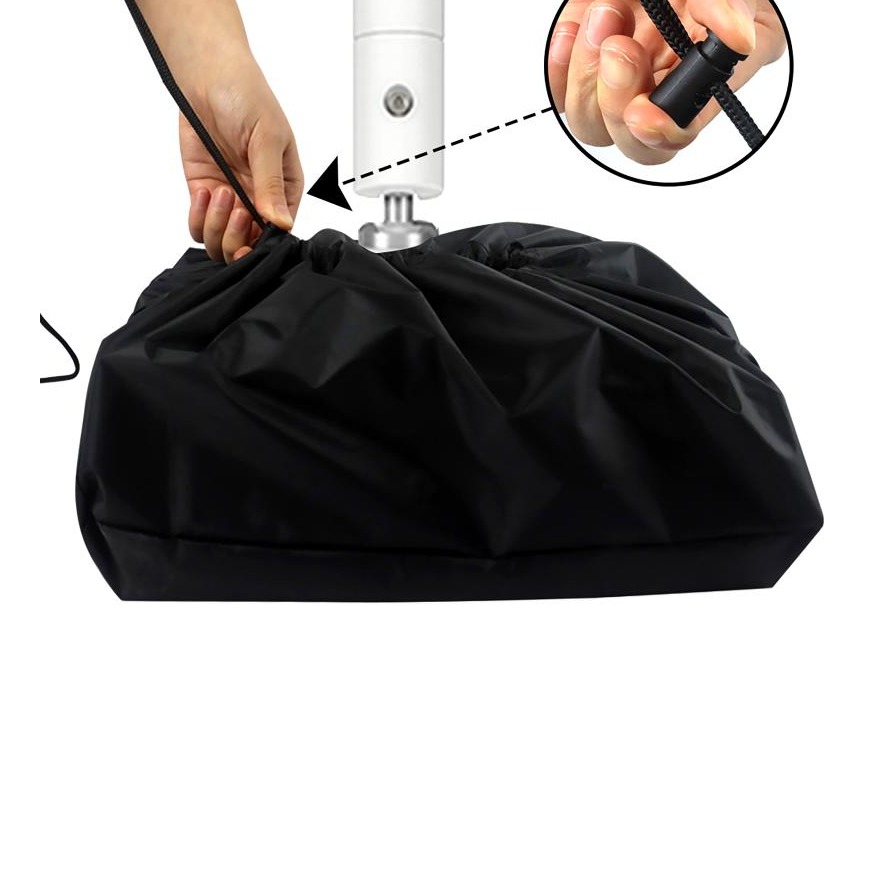 Housse de protection pour vidéoprojecteur, vue de trois quarts