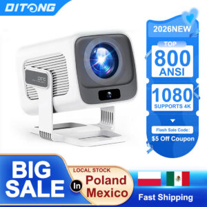 Vidéoprojecteur portable LED Full HD, trois mémoires, vue principale