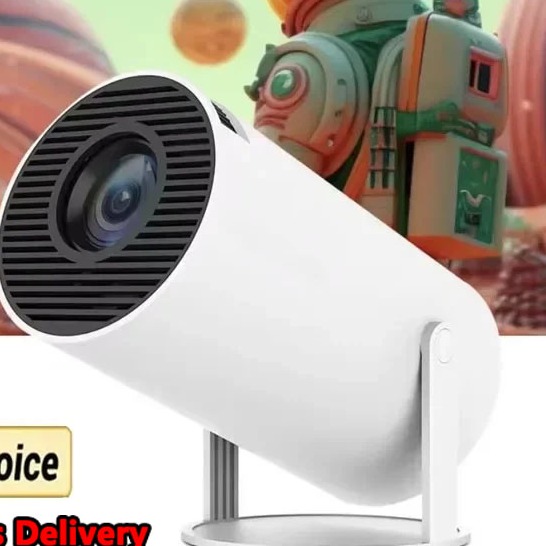 Videoprojecteur Portable Mini HY300 Android 11 Wifi6 4K, vue principale