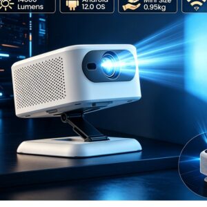 Videoprojecteur portable, mini Projecteur R16, , Android 12, vue principale