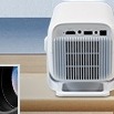 Videoprojecteur portable, mini Projecteur X3Plus HD 1080P, WiFi6, vue de profil