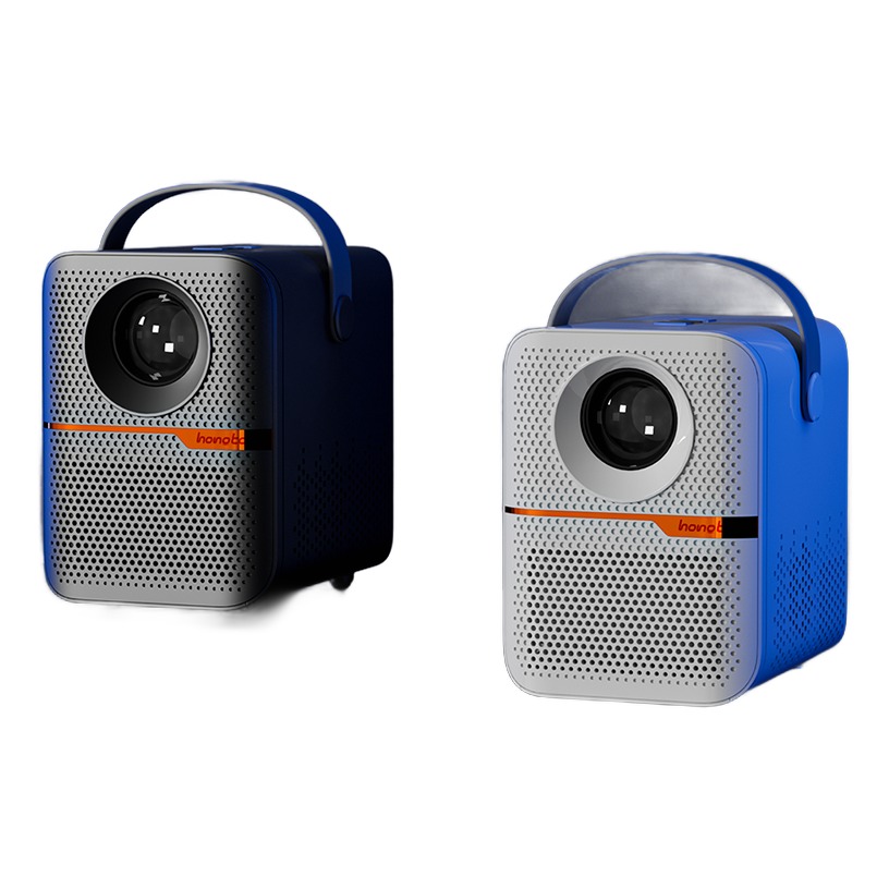 Vidéoprojecteur portable noir à anse, 1080p natif, 64 Go, vue principale