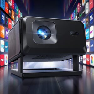 Videoprojecteur portable, projecteur 4K 1080P FHD avec autofocus, detail