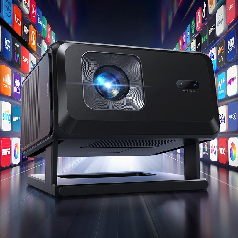 Videoprojecteur portable, projecteur 4K 1080P FHD avec autofocus, detail