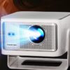 Videoprojecteur portable, vidéo projecteur HY350Max Android 14 Portable, vue principale