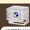 Videoprojecteur portable, vidéo projecteur HY350Max Android14 4K Auto, vue principale