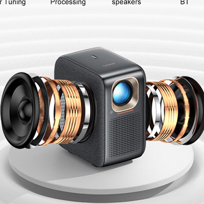 Videoprojecteur portable, vidéo projecteur T100 Full HD, Android, 850, vue de face