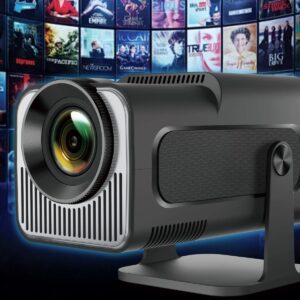 Videoprojecteur portable, videoprojecteur HY320 Android 14.0, vue de face