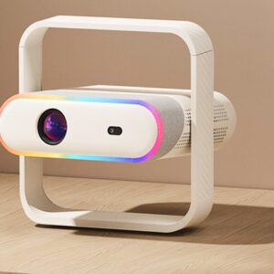 Videoprojecteur portable, videoprojecteur P40 Android, Auto Focus, vue de trois quarts