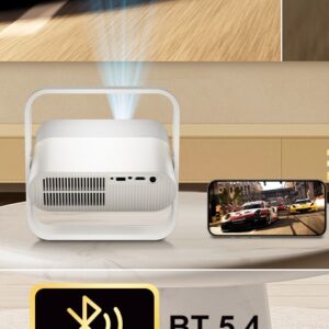 Videoprojecteur portable, videoprojecteur P40 Android, Auto Focus, vue arriere