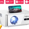 Videoprojecteur portable, videoprojecteur TD95W Android Full HD 1080P, vue principale