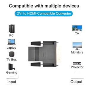 Adaptateur DVI HDMI bidirectionnel, DVI 24+1 mâle vers HDMI femelle, detail