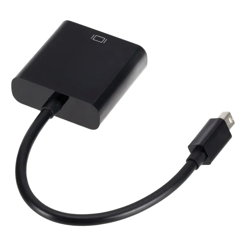 Adaptateur mini DisplayPort VGA, mini DP mâle vers VGA femelle, 1080p, vue principale