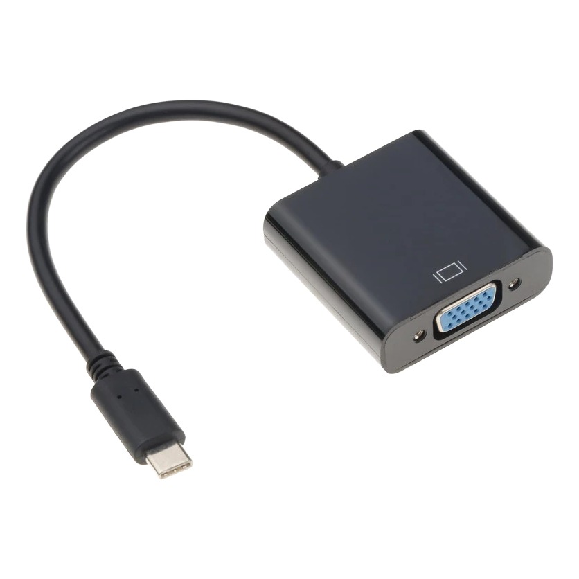 Adaptateur USB C vers VGA femelle 1080p pour ordinateur portable, vue principale