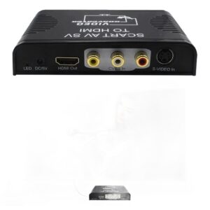 Boîtier péritel vers HDMI 3 en 1, entrées AV composite et S-vidéo, detail