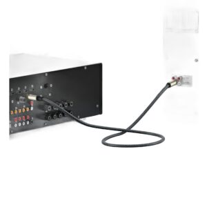 Câble caisson de basse RCA coaxial mâle vers mâle, quatre longueurs, vue principale