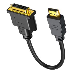 Câble HDMI vers DVI femelle de 30 cm, DVI-I 24+5 et HDMI mâle, vue principale