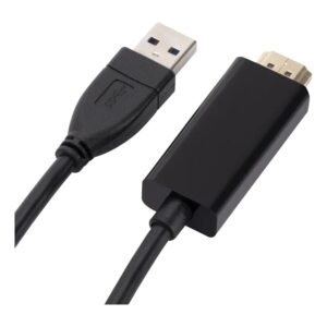 Câble USB HDMI de 1,8 m, port USB 3.0 vers vidéoprojecteur en 1080p, vue principale