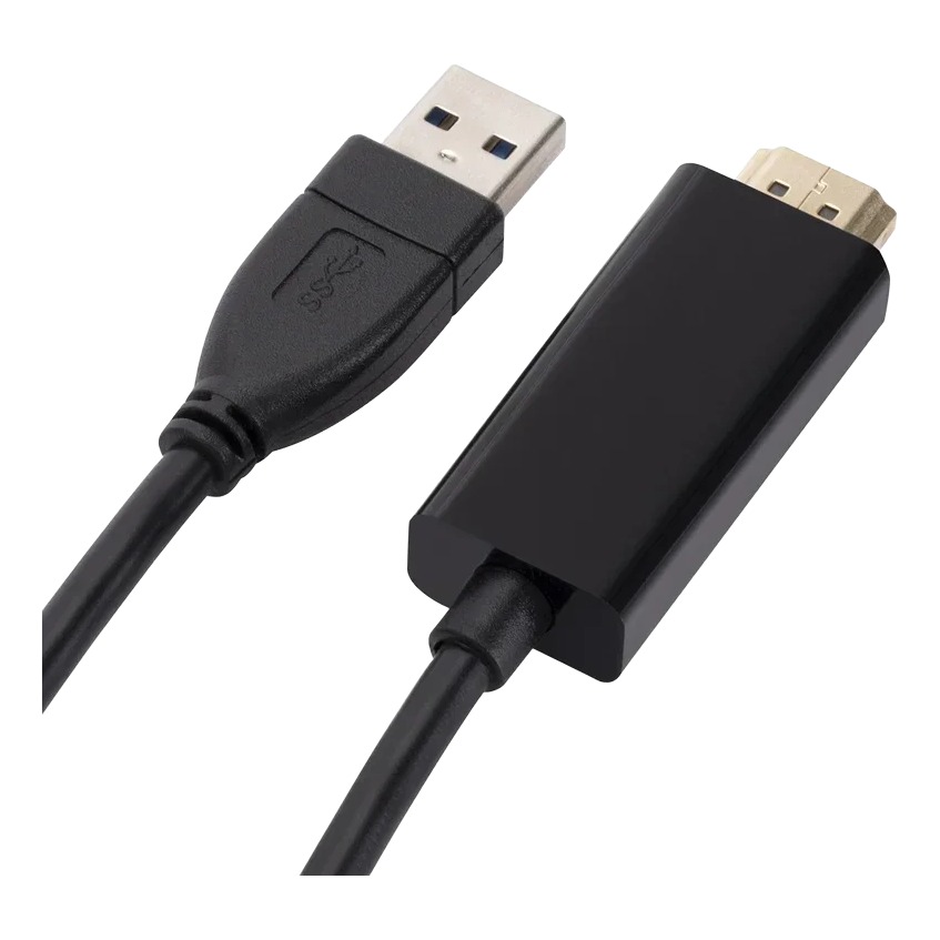 Câble USB HDMI de 1,8 m, port USB 3.0 vers vidéoprojecteur en 1080p, vue principale
