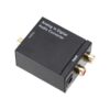 Convertisseur analogique numérique audio, RCA vers optique et coaxial, vue principale