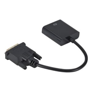 Convertisseur DVI VGA actif, entrée DVI-D 24+1 vers sortie VGA, 1080p, vue de face