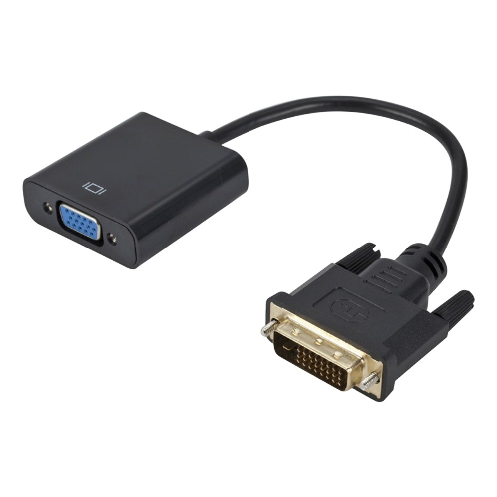 Convertisseur DVI VGA actif, entrée DVI-D 24+1 vers sortie VGA, 1080p, detail