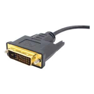 Convertisseur DVI VGA actif, entrée DVI-D 24+1 vers sortie VGA, 1080p, vue de profil